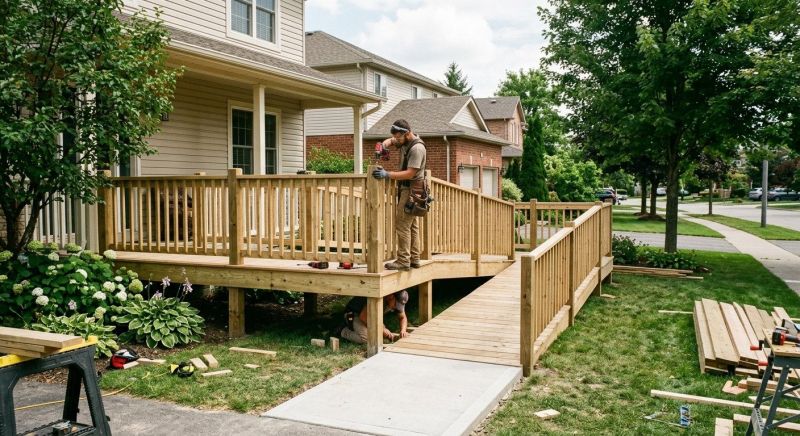 ADA Ramp Installation in Conroe, TX