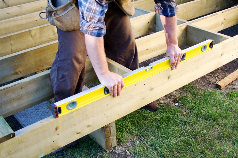 Ground Level Deck Construction in Worcester, MA