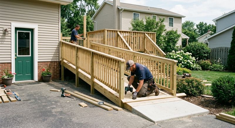 Handicap Ramp Construction in Wilmington, NC