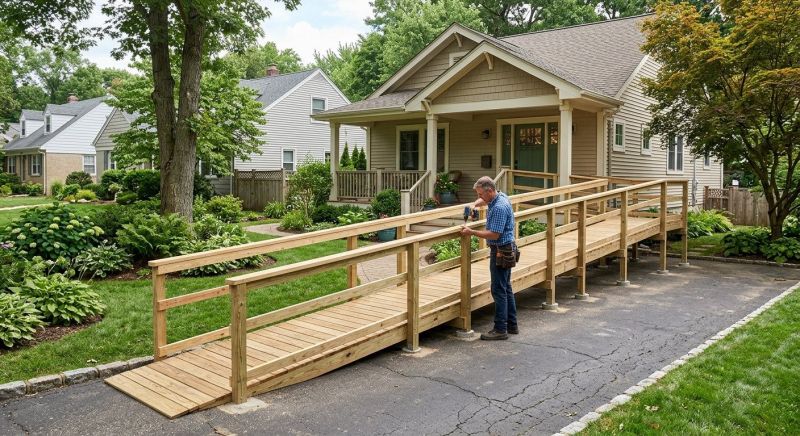 Porch Ramp Construction in Wilmington, NC