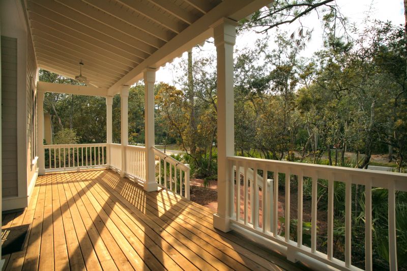 Wood Porch Construction in Boston, MA
