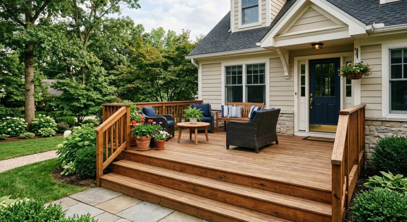 Wooden Veranda Construction in Norwalk, CT